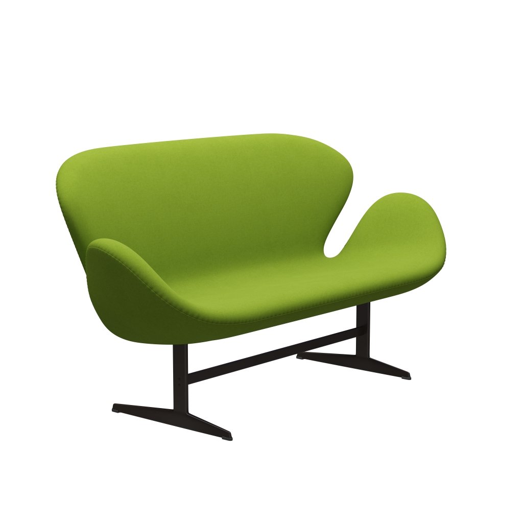 [product_category]-Fritz Hansen Swan Sofa 2 Seater, Brown Bronze/Comfort Green (68011)-Fritz Hansen-3321-C68011-BBBASE-FRI-2