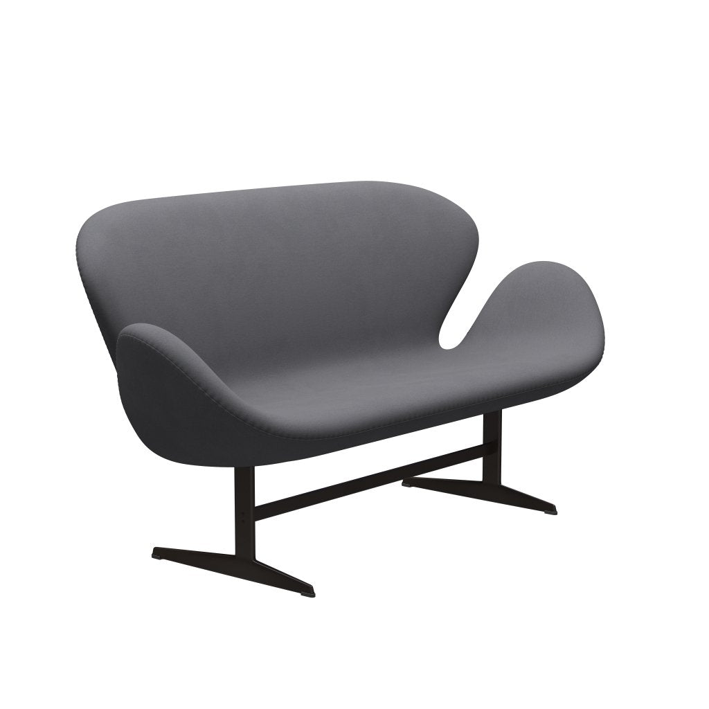 [product_category]-Fritz Hansen Swan Sofa 2 Seater, Brown Bronze/Comfort Grey (01012)-Fritz Hansen-3321-C01012-BBBASE-FRI-2