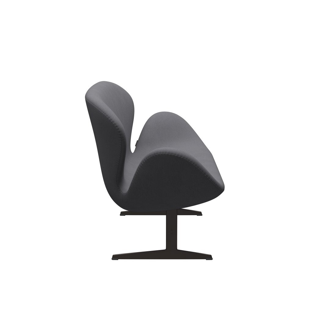 [product_category]-Fritz Hansen Swan Sofa 2 Seater, Brown Bronze/Comfort Grey (01012)-Fritz Hansen-3321-C01012-BBBASE-FRI-3