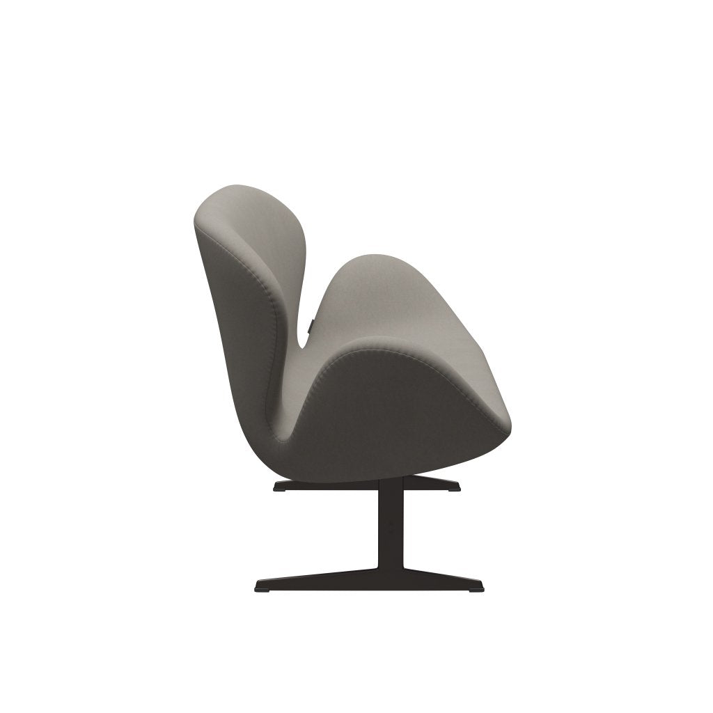 [product_category]-Fritz Hansen Swan Sofa 2 Seater, Brown Bronze/Comfort Grey (60003)-Fritz Hansen-3321-C60003-BBBASE-FRI-3