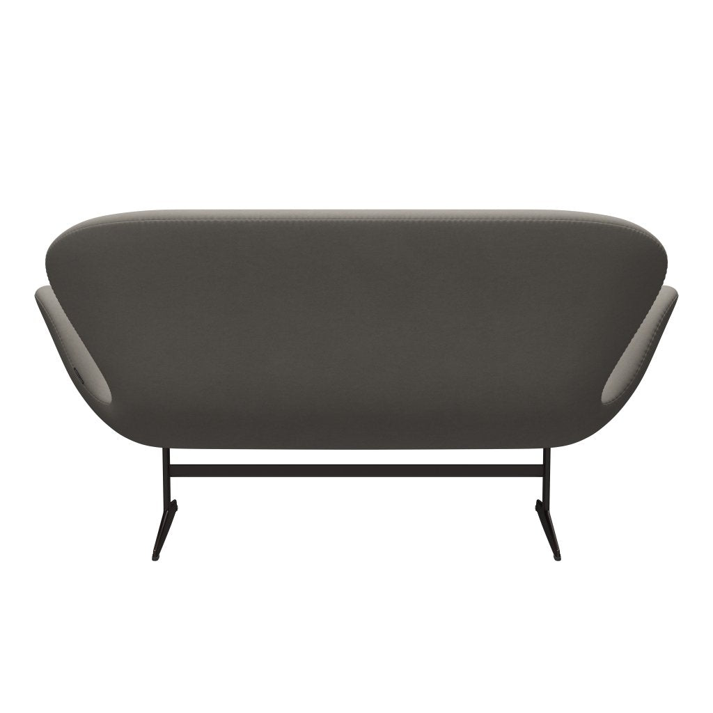 [product_category]-Fritz Hansen Swan Sofa 2 Seater, Brown Bronze/Comfort Grey (60003)-Fritz Hansen-3321-C60003-BBBASE-FRI-4
