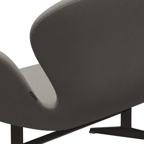 [product_category]-Fritz Hansen Swan Sofa 2 Seater, Brown Bronze/Comfort Grey (60003)-Fritz Hansen-3321-C60003-BBBASE-FRI-5