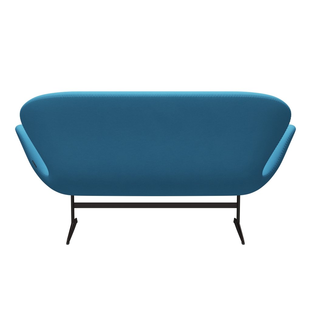 [product_category]-Fritz Hansen Swan Sofa 2 Seater, Brown Bronze/Comfort Light Blue (66010)-Fritz Hansen-3321-C66010-BBBASE-FRI-4