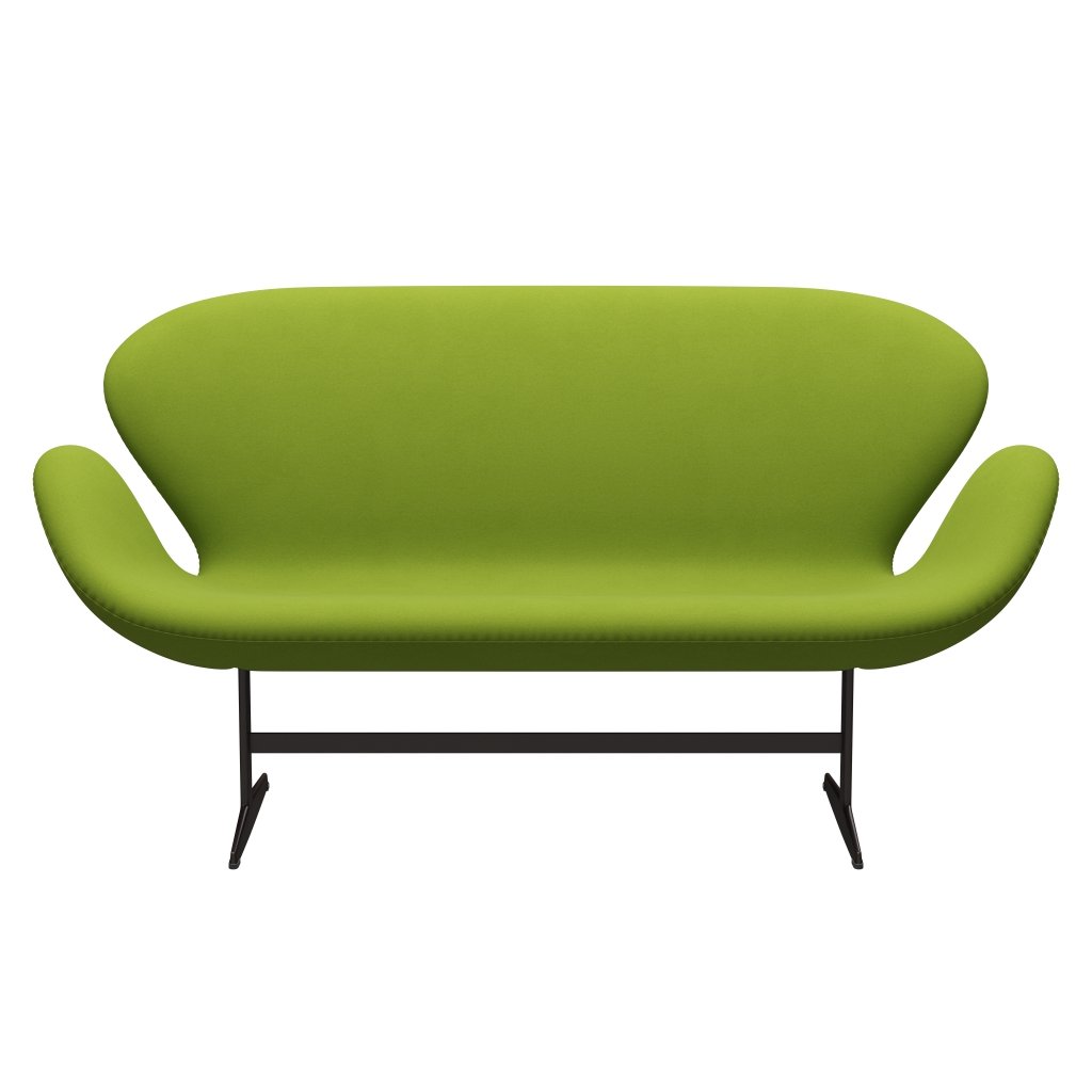 [product_category]-Fritz Hansen Swan Sofa 2 Seater, Brown Bronze/Comfort Light Green (68000)-Fritz Hansen-3321-C68000-BBBASE-FRI-1