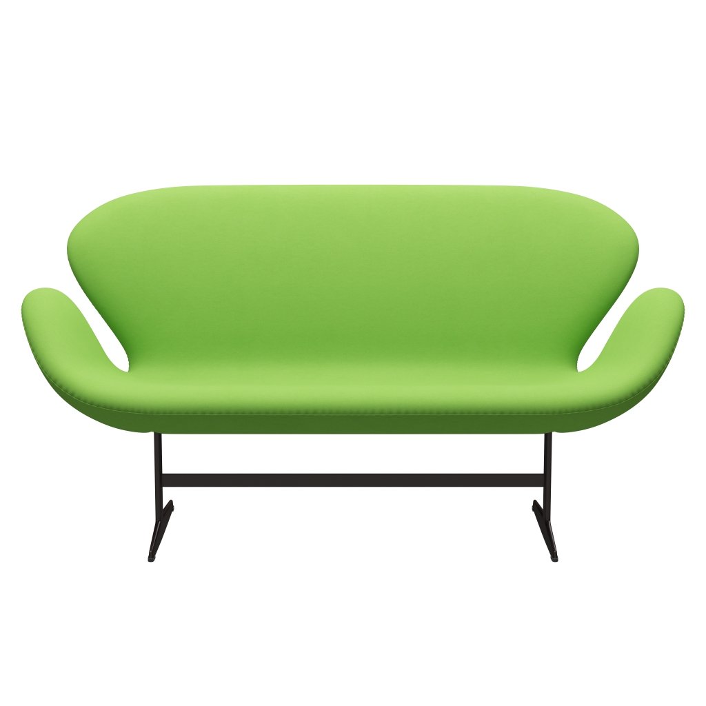 [product_category]-Fritz Hansen Swan Sofa 2 Seater, Brown Bronze/Comfort Light Green (68010)-Fritz Hansen-3321-C68010-BBBASE-FRI-1