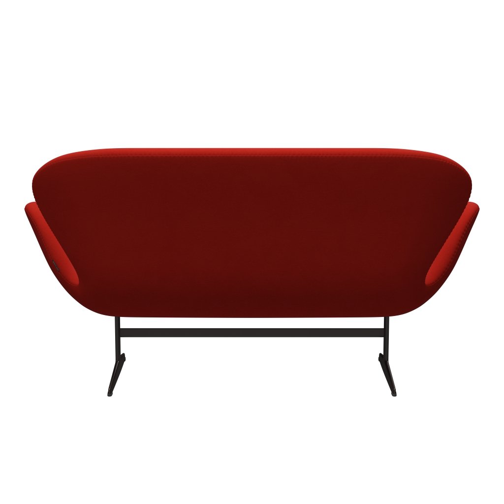 [product_category]-Fritz Hansen Swan Sofa 2 Seater, Brown Bronze/Comfort Red (00026)-Fritz Hansen-3321-C00026-BBBASE-FRI-4