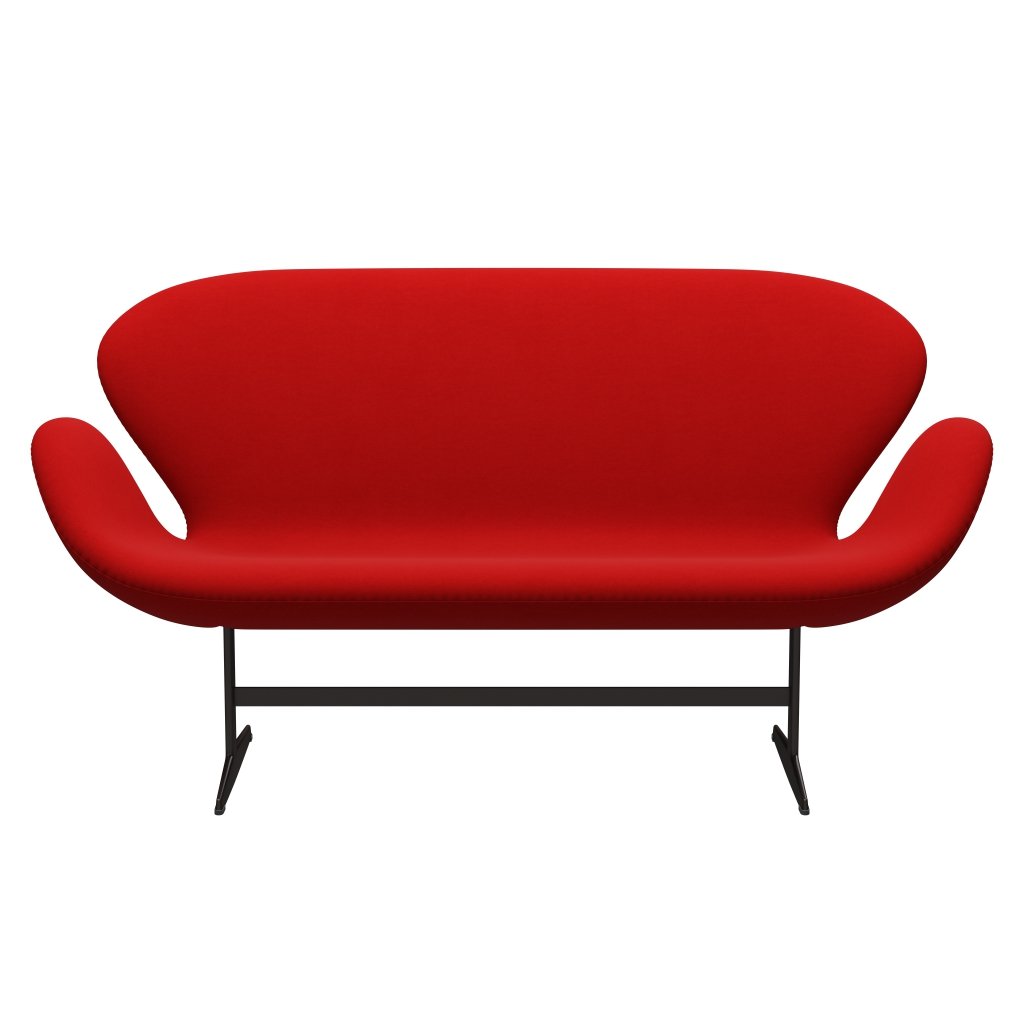 [product_category]-Fritz Hansen Swan Sofa 2 Seater, Brown Bronze/Comfort Red (64003)-Fritz Hansen-3321-C64003-BBBASE-FRI-1