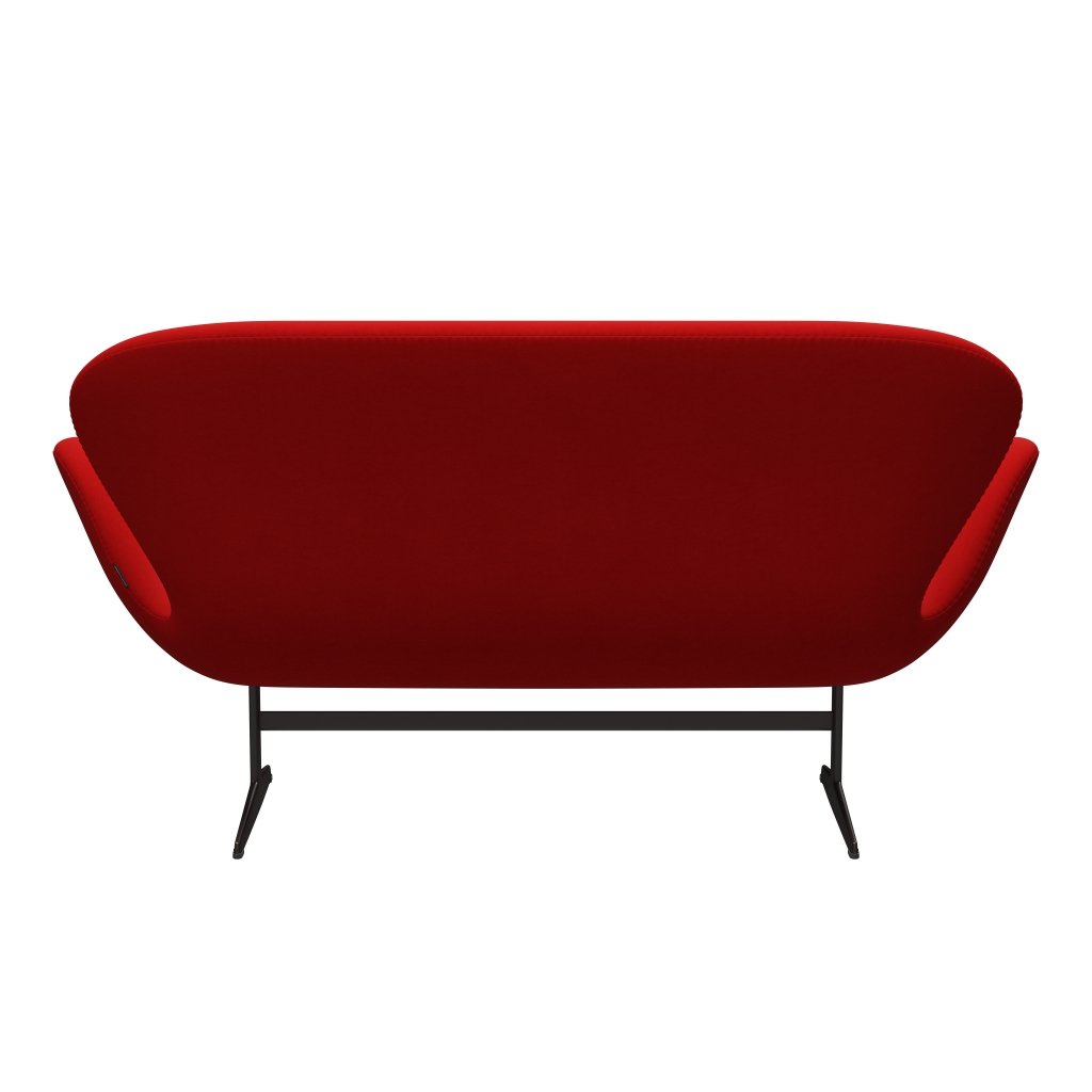 [product_category]-Fritz Hansen Swan Sofa 2 Seater, Brown Bronze/Comfort Red (64003)-Fritz Hansen-3321-C64003-BBBASE-FRI-4