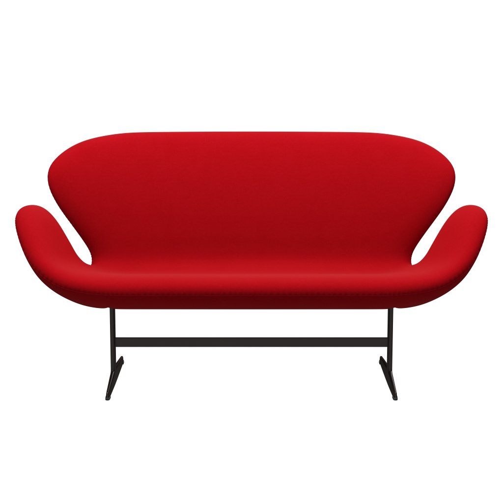 [product_category]-Fritz Hansen Swan Sofa 2 Seater, Brown Bronze/Comfort Red (64013)-Fritz Hansen-3321-C64013-BBBASE-FRI-1