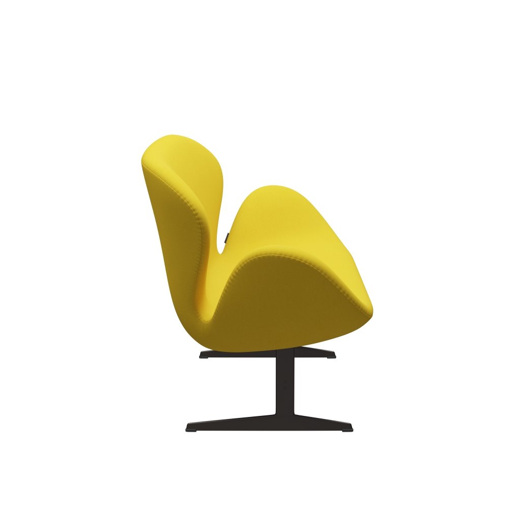 [product_category]-Fritz Hansen Swan Sofa 2 Seater, Brown Bronze/Comfort Yellow (62003)-Fritz Hansen-3321-C62003-BBBASE-FRI-3