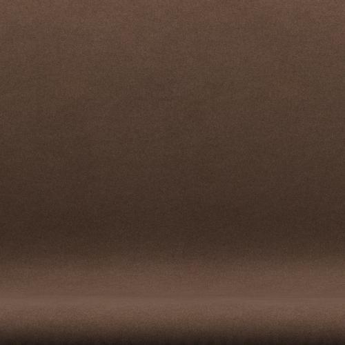 [product_category]-Fritz Hansen Swan Sofa 2 Seater, Brown Bronze/Divina Dark Brown (356)-Fritz Hansen-3321-DIV356-BBBASE-FRI-6