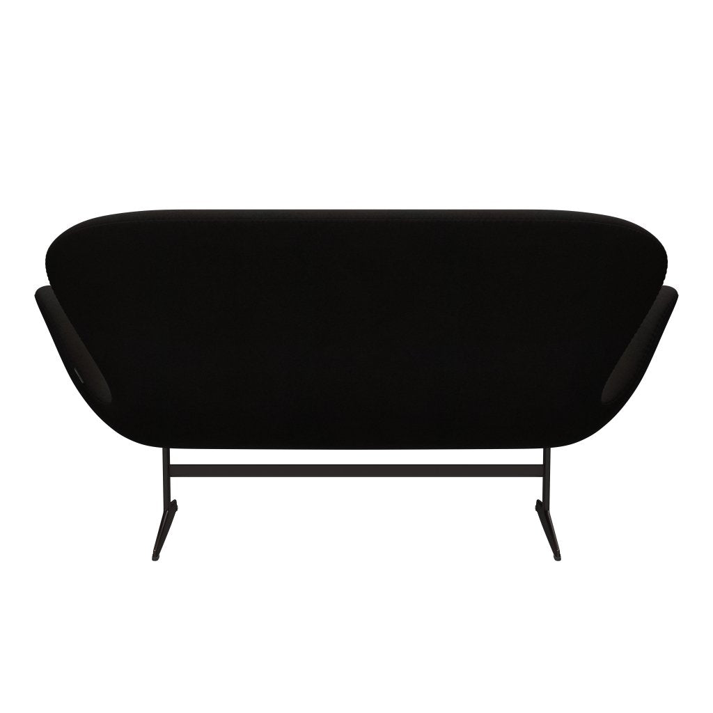 [product_category]-Fritz Hansen Swan Sofa 2 Seater, Brown Bronze/Divina Dark Brown (384)-Fritz Hansen-3321-DIV384-BBBASE-FRI-4