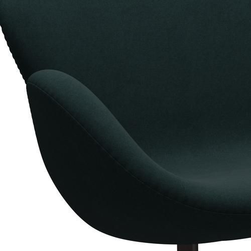 [product_category]-Fritz Hansen Swan Sofa 2 Seater, Brown Bronze/Divina Dark Green (886)-Fritz Hansen-3321-DIV886-BBBASE-FRI-7