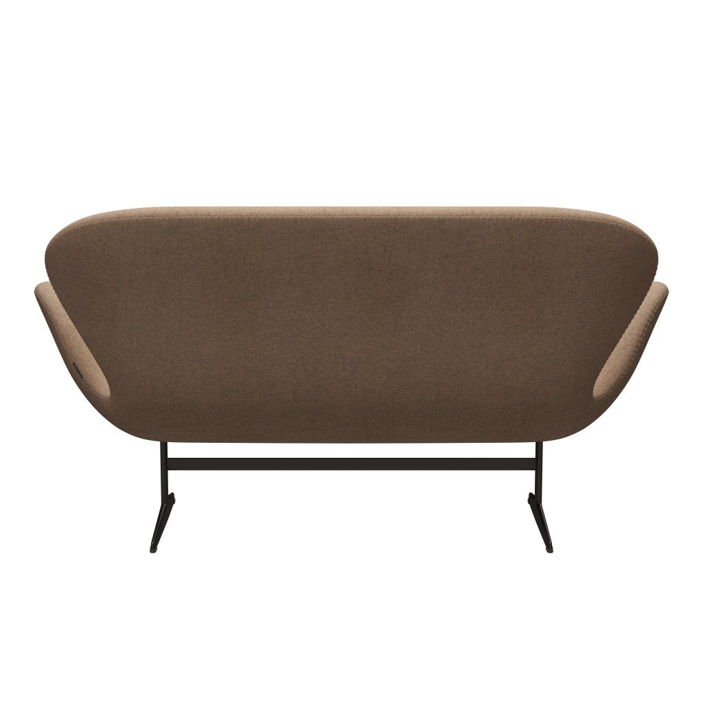 [product_category]-Fritz Hansen Swan Sofa 2 Seater, Brown Bronze/Divina Melange Grey Nude-Fritz Hansen-3321-DIM517-BBBASE-FRI-4