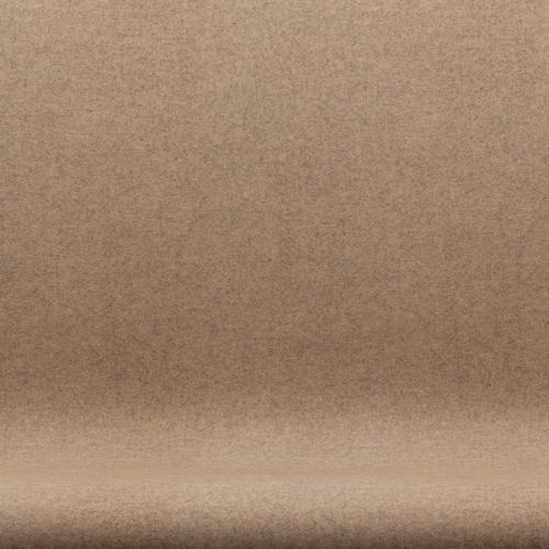 [product_category]-Fritz Hansen Swan Sofa 2 Seater, Brown Bronze/Divina Melange Grey Nude-Fritz Hansen-3321-DIM517-BBBASE-FRI-6