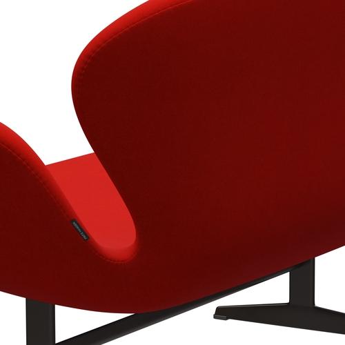 [product_category]-Fritz Hansen Swan Sofa 2 Seater, Brown Bronze/Divina Red (562)-Fritz Hansen-3321-DIV562-BBBASE-FRI-5