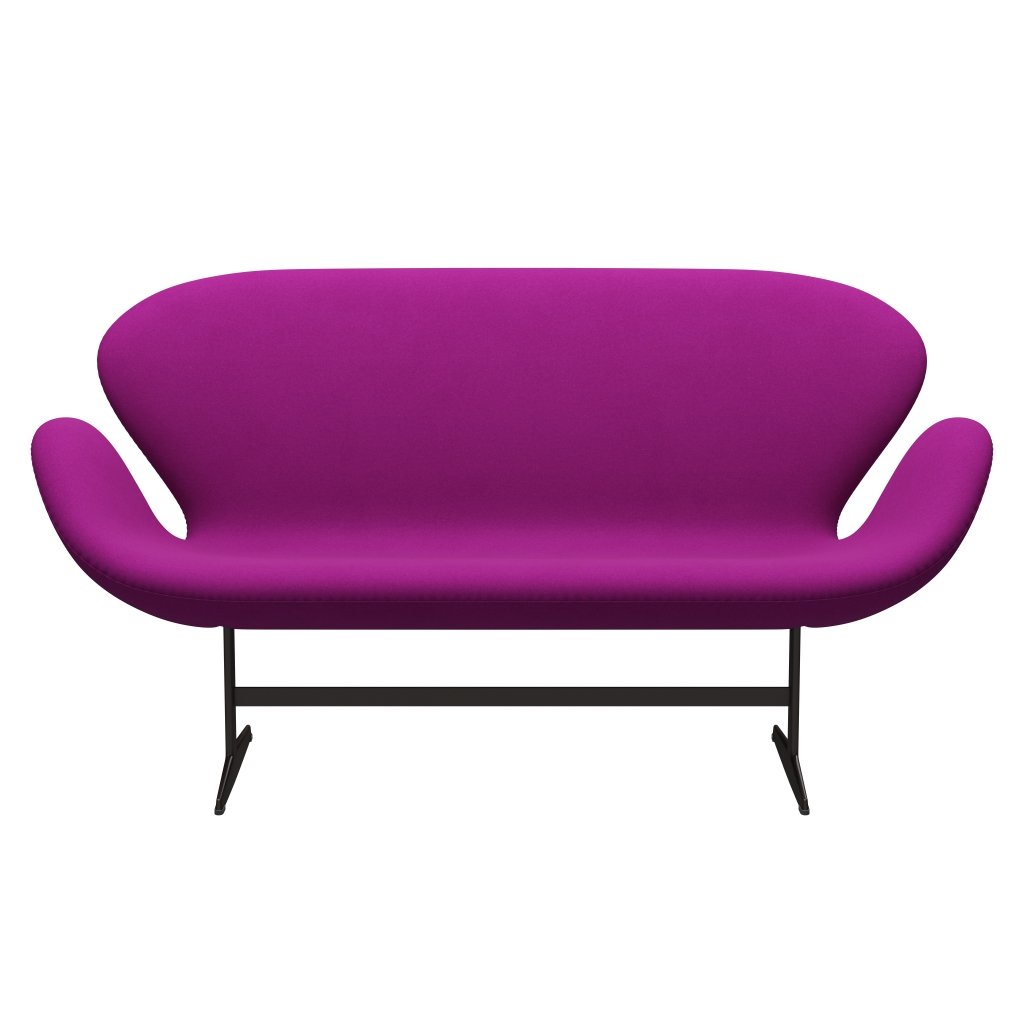 [product_category]-Fritz Hansen Swan Sofa 2 Seater, Brown Bronze/Divina Violet (666)-Fritz Hansen-3321-DIV666-BBBASE-FRI-1