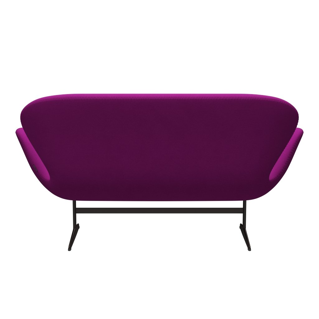 [product_category]-Fritz Hansen Swan Sofa 2 Seater, Brown Bronze/Divina Violet (666)-Fritz Hansen-3321-DIV666-BBBASE-FRI-4