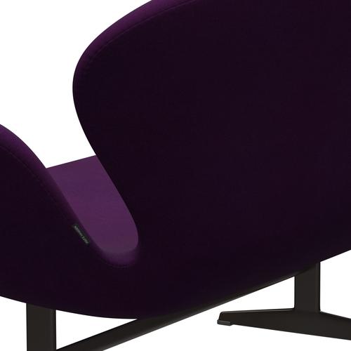 [product_category]-Fritz Hansen Swan Sofa 2 Seater, Brown Bronze/Divina Violet (696)-Fritz Hansen-3321-DIV696-BBBASE-FRI-5