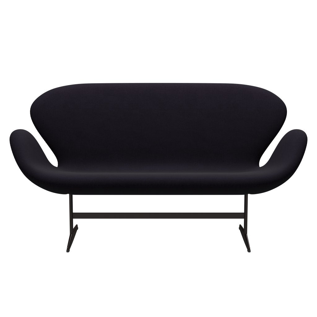 [product_category]-Fritz Hansen Swan Sofa 2 Seater, Brown Bronze/Fame Bordeaux (64055)-Fritz Hansen-3321-F64055-BBBASE-FRI-1
