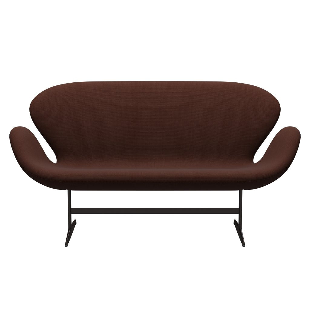 [product_category]-Fritz Hansen Swan Sofa 2 Seater, Brown Bronze/Fame Brown (61047)-Fritz Hansen-3321-F61047-BBBASE-FRI-1