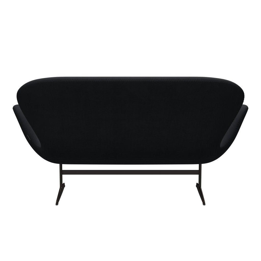 [product_category]-Fritz Hansen Swan Sofa 2 Seater, Brown Bronze/Fame Grey (60019)-Fritz Hansen-3321-F60019-BBBASE-FRI-4