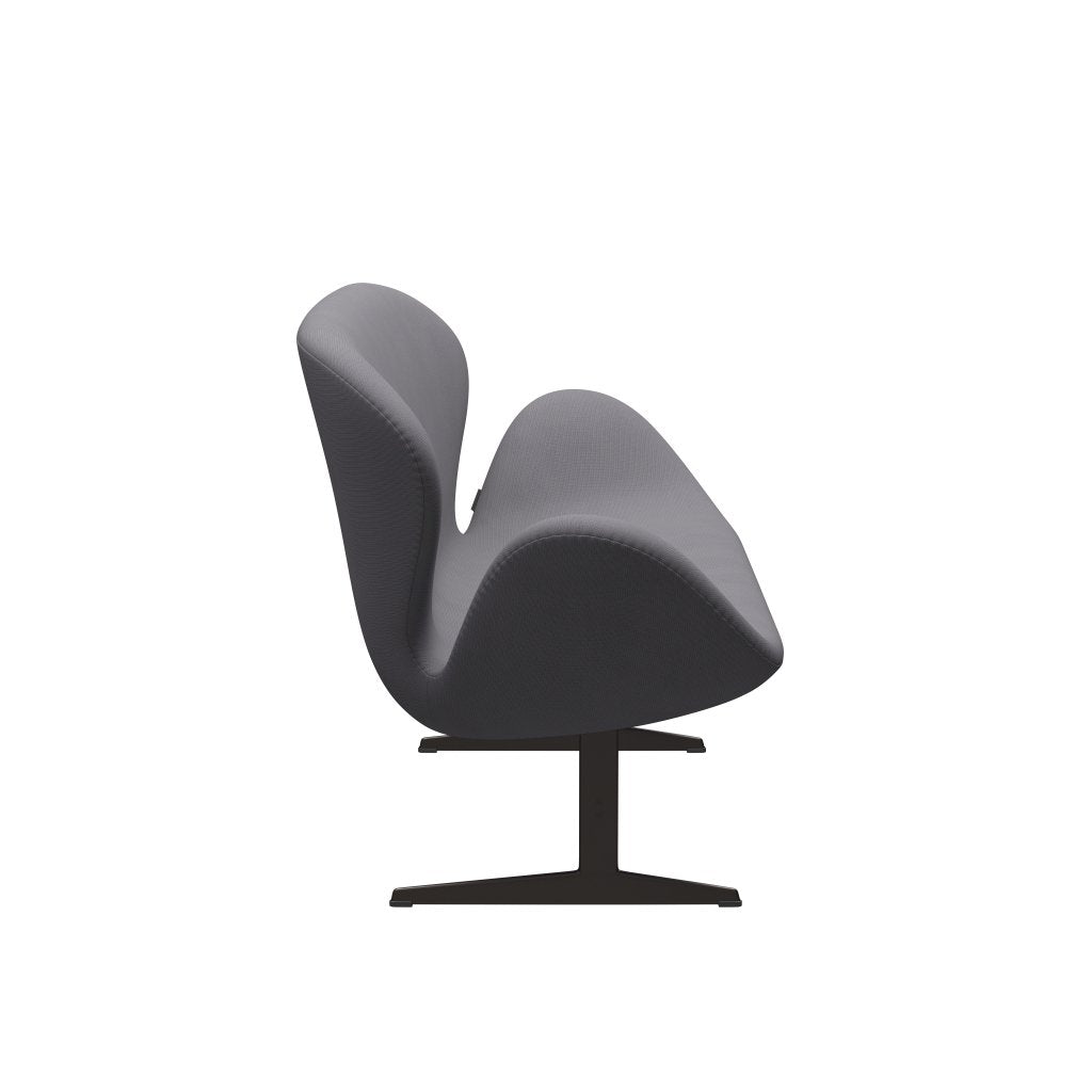 [product_category]-Fritz Hansen Swan Sofa 2 Seater, Brown Bronze/Fame Grey (60078)-Fritz Hansen-3321-F60078-BBBASE-FRI-3