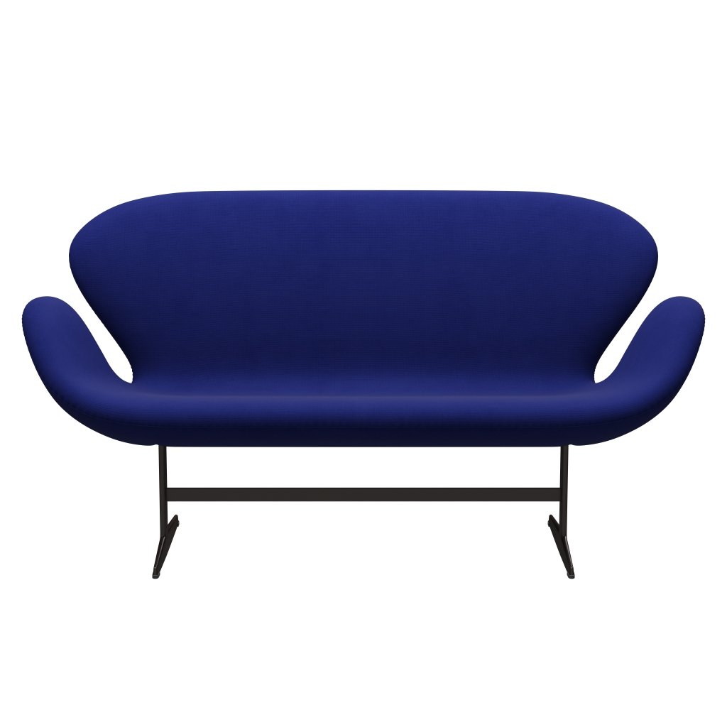 [product_category]-Fritz Hansen Swan Sofa 2 Seater, Brown Bronze/Fame Navy (66032)-Fritz Hansen-3321-F66032-BBBASE-FRI-1