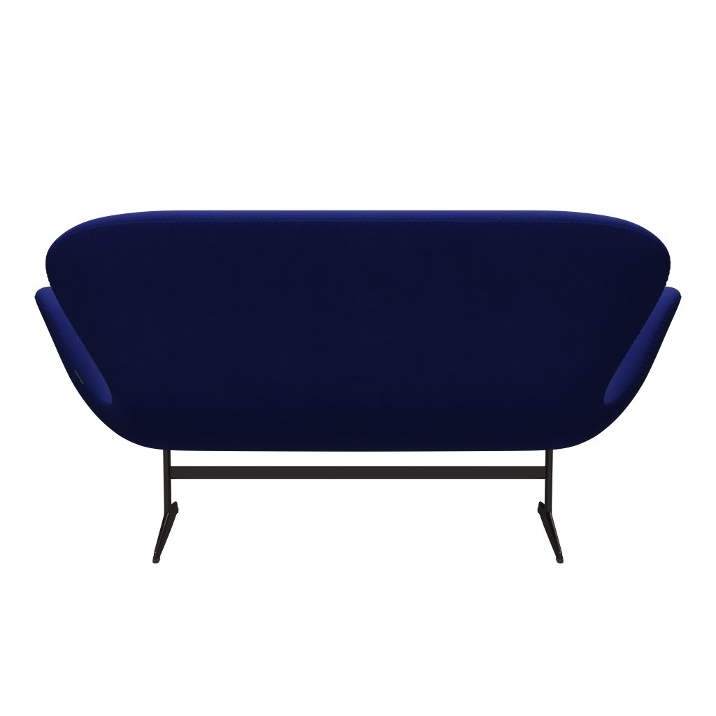 [product_category]-Fritz Hansen Swan Sofa 2 Seater, Brown Bronze/Fame Navy (66032)-Fritz Hansen-3321-F66032-BBBASE-FRI-4