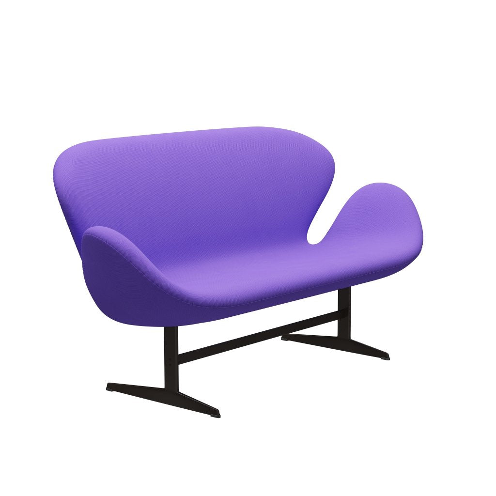 [product_category]-Fritz Hansen Swan Sofa 2 Seater, Brown Bronze/Fame Violet Light-Fritz Hansen-3321-F65083-BBBASE-FRI-2