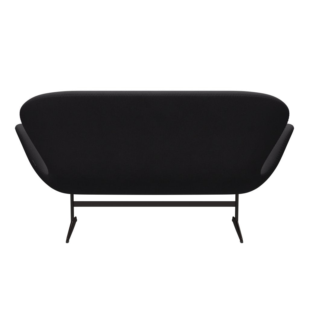 [product_category]-Fritz Hansen Swan Sofa 2 Seater, Brown Bronze/Fiord Black-Fritz Hansen-3321-FIO981-BBBASE-FRI-4