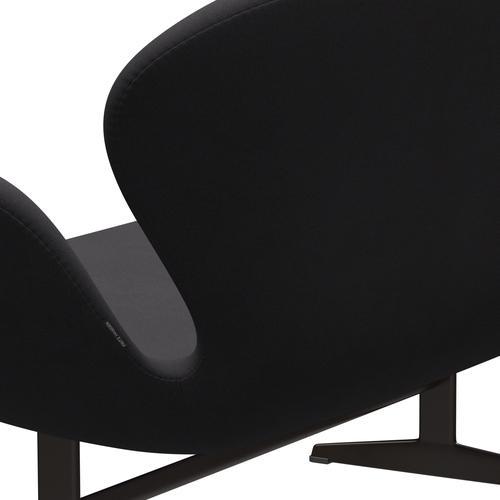 [product_category]-Fritz Hansen Swan Sofa 2 Seater, Brown Bronze/Fiord Black-Fritz Hansen-3321-FIO981-BBBASE-FRI-5