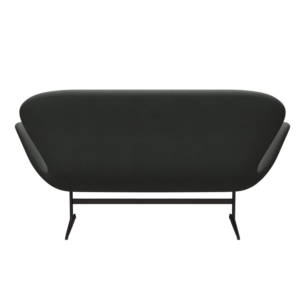 [product_category]-Fritz Hansen Swan Sofa 2 Seater, Brown Bronze/Fiord Brown/Grey-Fritz Hansen-3321-FIO971-BBBASE-FRI-4