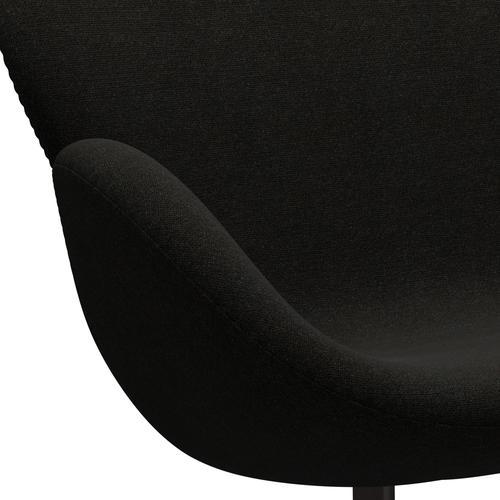 [product_category]-Fritz Hansen Swan Sofa 2 Seater, Brown Bronze/Hallingdal Brown/Dark Grey-Fritz Hansen-3321-HAL376-BBBASE-FRI-2