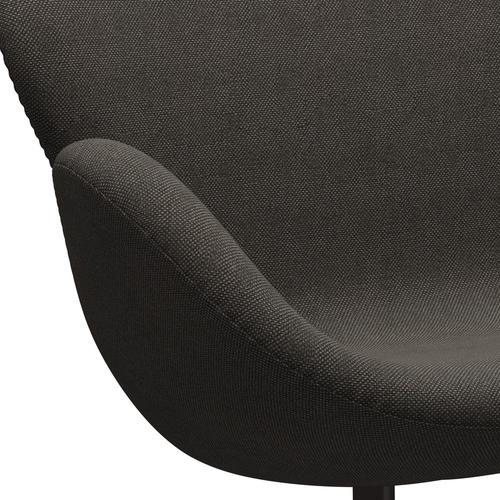 [product_category]-Fritz Hansen Swan Sofa 2 Seater, Brown Bronze/Hallingdal Charcoal Light-Fritz Hansen-3321-HAL153-BBBASE-FRI-7