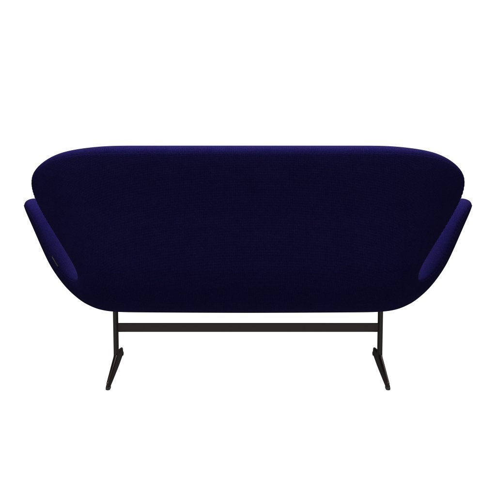 [product_category]-Fritz Hansen Swan Sofa 2 Seater, Brown Bronze/Hallingdal Violet Dark-Fritz Hansen-3321-HAL763-BBBASE-FRI-4
