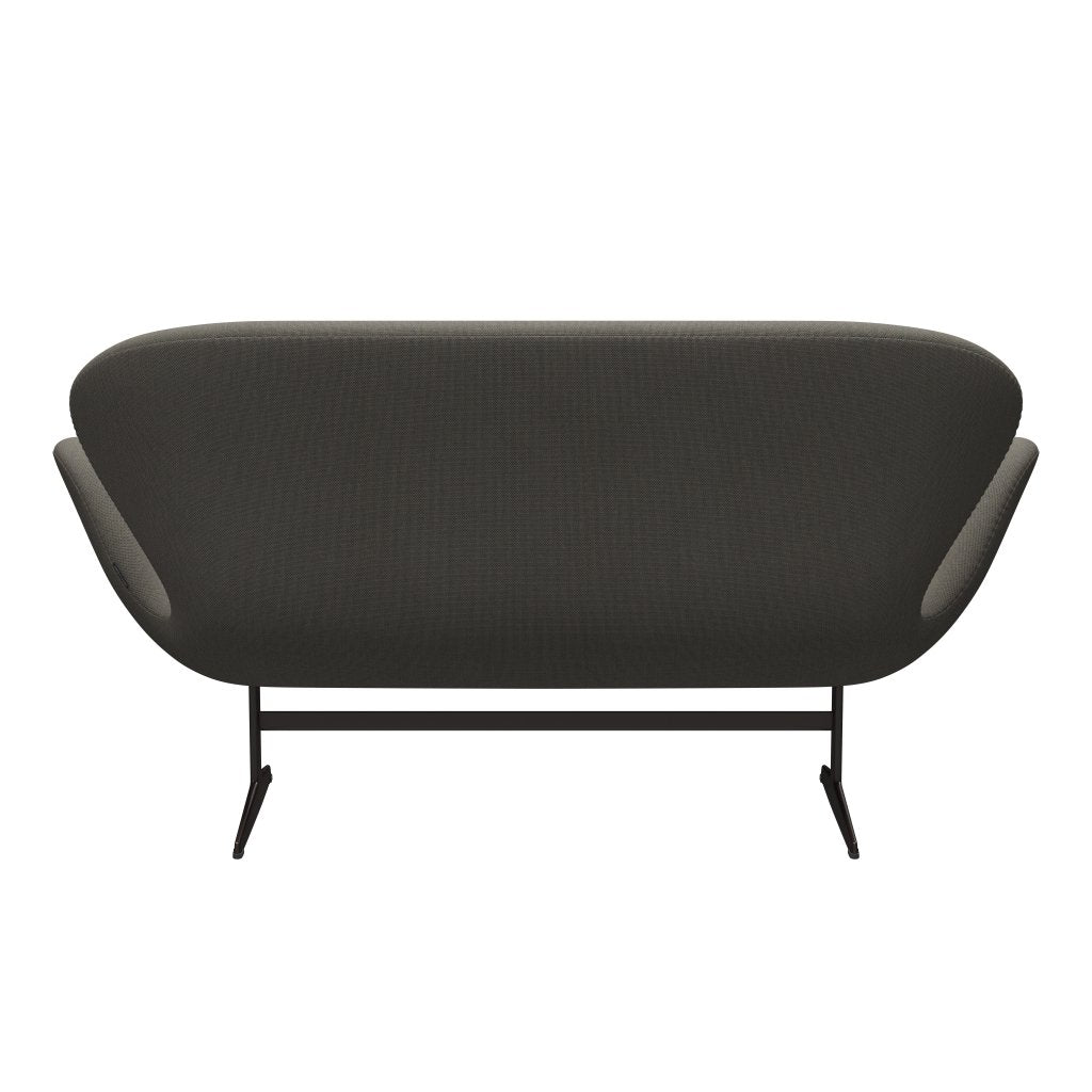 [product_category]-Fritz Hansen Swan Sofa 2 Seater, Brown Bronze/Steelcut Trio Light Brown-Fritz Hansen-3321-STR253-BBBASE-FRI-4