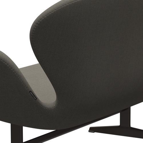 [product_category]-Fritz Hansen Swan Sofa 2 Seater, Brown Bronze/Steelcut Trio Light Brown-Fritz Hansen-3321-STR253-BBBASE-FRI-5