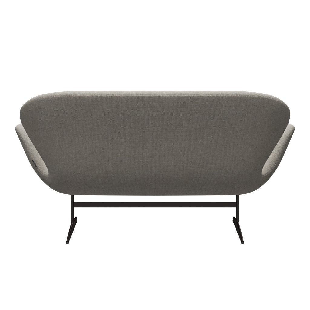 [product_category]-Fritz Hansen Swan Sofa 2 Seater, Brown Bronze/Sunniva Beige-Fritz Hansen-3321-SV717-BBBASE-FRI-4
