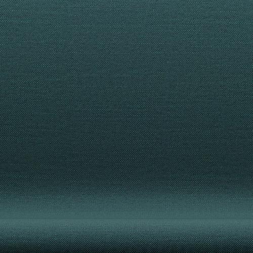 [product_category]-Fritz Hansen Swan Sofa 2 Seater, Brown Bronze/Sunniva Green/Grey-Fritz Hansen-3321-SV863-BBBASE-FRI-6