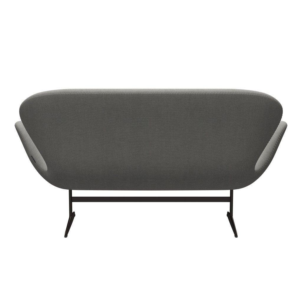 [product_category]-Fritz Hansen Swan Sofa 2 Seater, Brown Bronze/Sunniva Sand/Light Grey-Fritz Hansen-3321-SV153-BBBASE-FRI-4