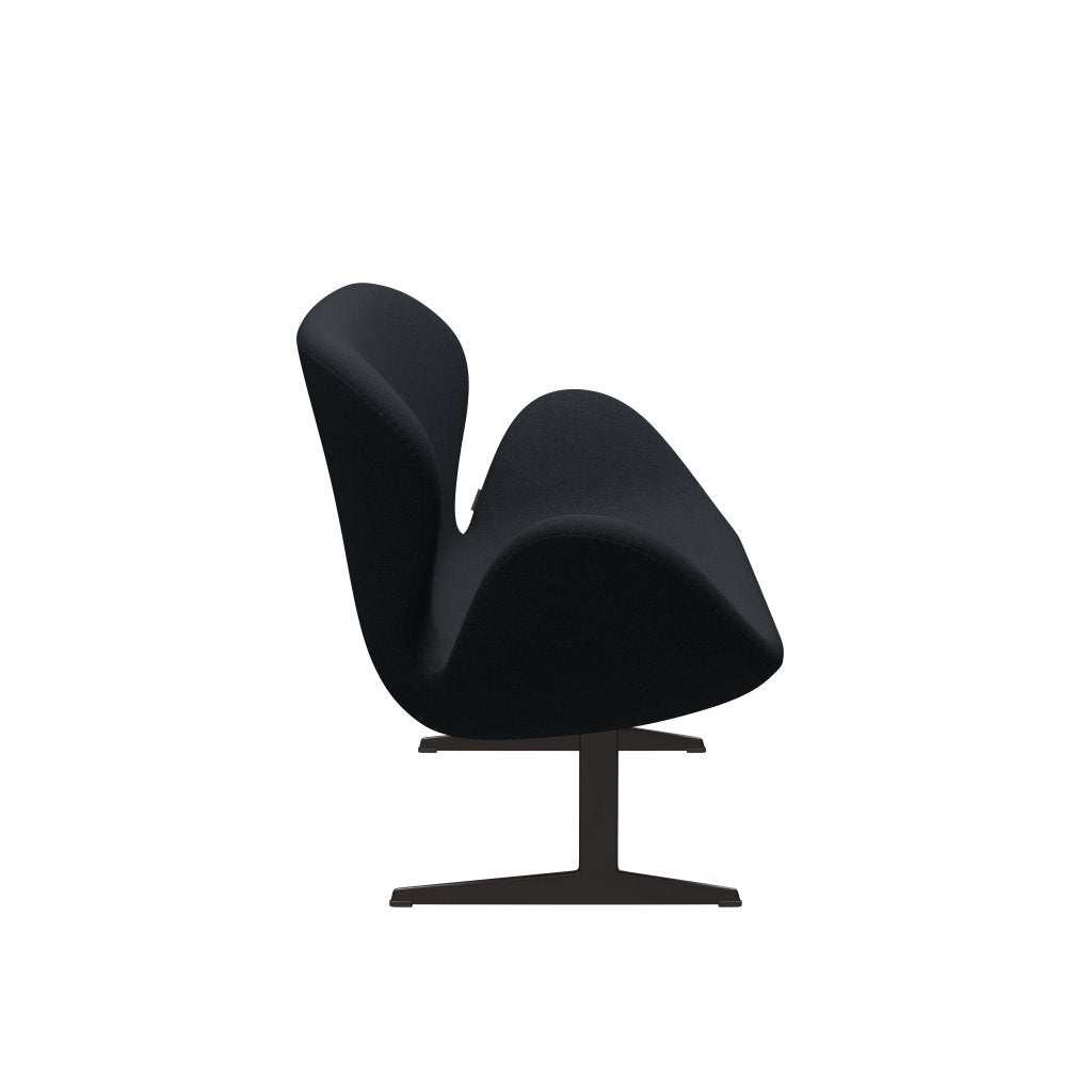 [product_category]-Fritz Hansen Swan Sofa 2 Seater, Brown Bronze/Tonus Dark Aubergine-Fritz Hansen-3321-TON690-BBBASE-FRI-3