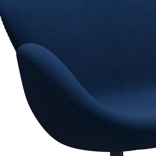 [product_category]-Fritz Hansen Swan Sofa 2 Seater, Brown Bronze/Tonus Dark Coral Blue-Fritz Hansen-3321-TON132-BBBASE-FRI-7