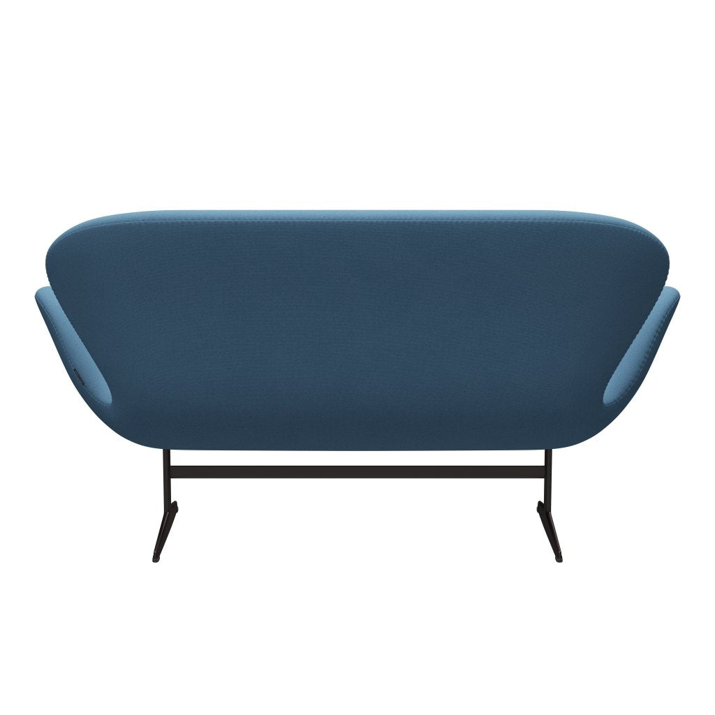 [product_category]-Fritz Hansen Swan Sofa 2 Seater, Brown Bronze/Tonus Pastel Blue-Fritz Hansen-3321-TON508-BBBASE-FRI-4