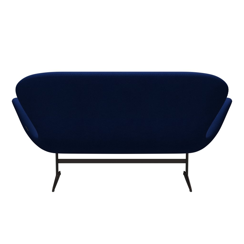 [product_category]-Fritz Hansen Swan Sofa 2 Seater, Brown Bronze/Tonus Royal Blue-Fritz Hansen-3321-TON210-BBBASE-FRI-4