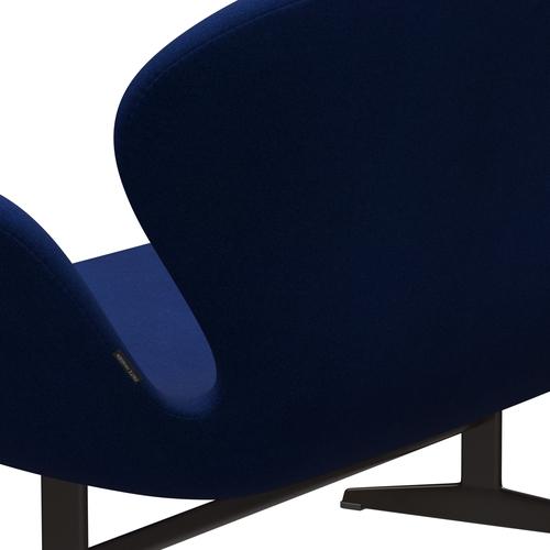 [product_category]-Fritz Hansen Swan Sofa 2 Seater, Brown Bronze/Tonus Royal Blue-Fritz Hansen-3321-TON210-BBBASE-FRI-5