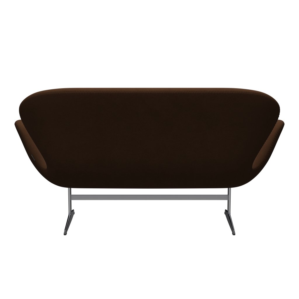 [product_category]-Fritz Hansen Swan Sofa 2 Seater, Satin Brushed Aluminium/Comfort Beige (00010)-Fritz Hansen-3321-C00010-SPAL-FRI-4