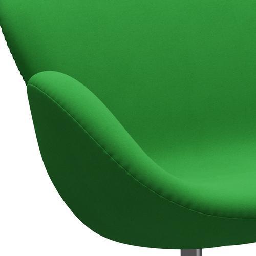 [product_category]-Fritz Hansen Swan Sofa 2 Seater, Satin Brushed Aluminium/Comfort Green (68003)-Fritz Hansen-3321-C68003-SPAL-FRI-7