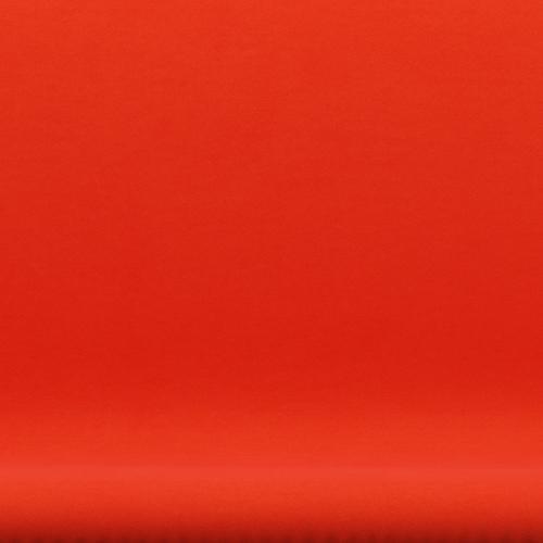 [product_category]-Fritz Hansen Swan Sofa 2 Seater, Satin Brushed Aluminium/Comfort Orange/Red-Fritz Hansen-3321-C63006-SPAL-FRI-6
