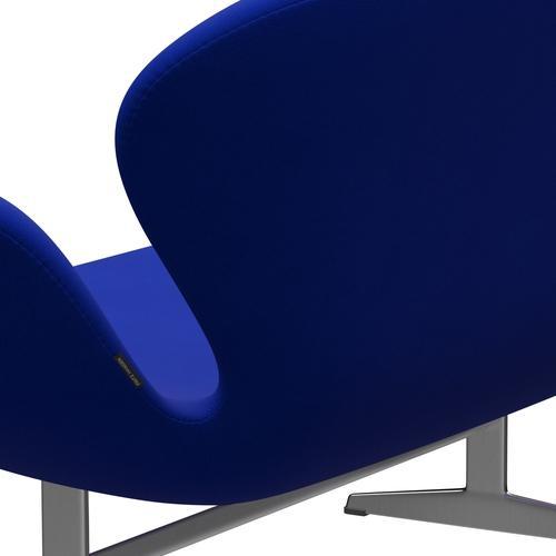 [product_category]-Fritz Hansen Swan Sofa 2 Seater, Satin Brushed Aluminium/Fame Blue-Fritz Hansen-3321-F66075-SPAL-FRI-5